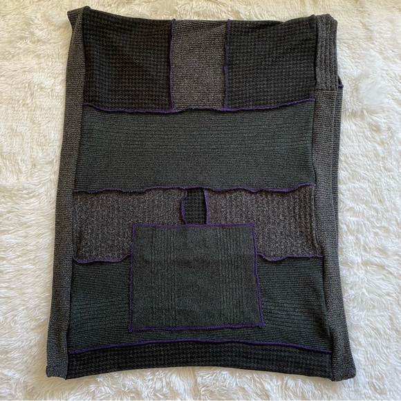 Up-cycled Sweater  Patchwork Wrap /Shawl - Picture 14 of 14